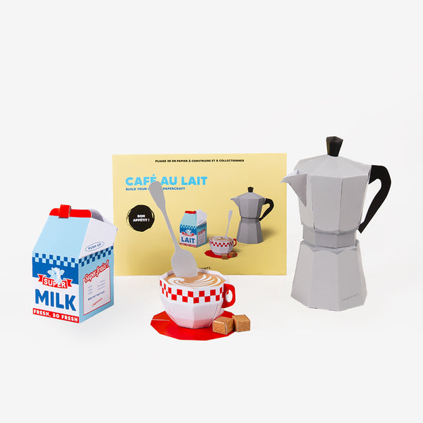 3D-Papiermodell - Café au Lait