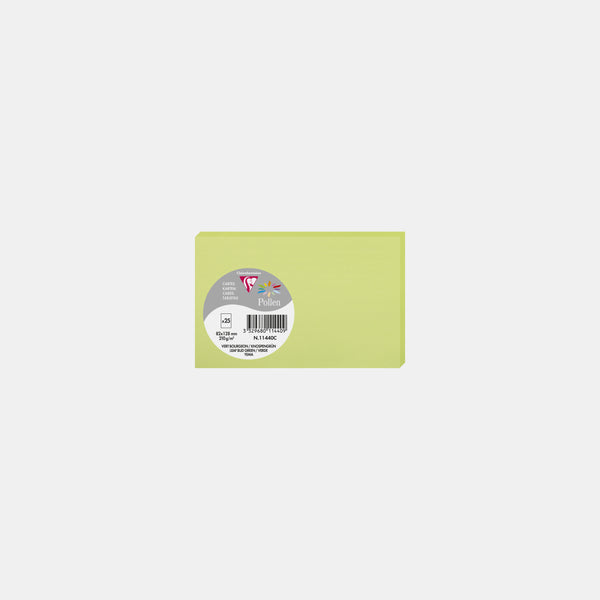 Card 82X128 vellum 210g green bud Pollen