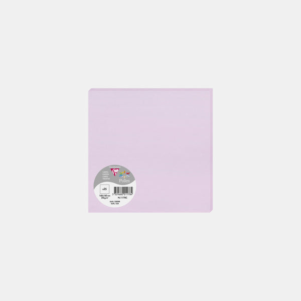 Card 160x160 vellum 210g lilac Pollen