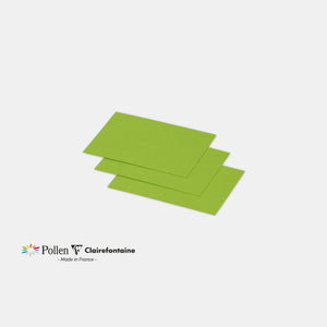Card 70x95 vellum 210g mint green Pollen