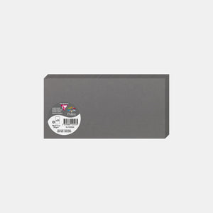 Carte pré pliée 213x213 velin 210g gris acier Pollen