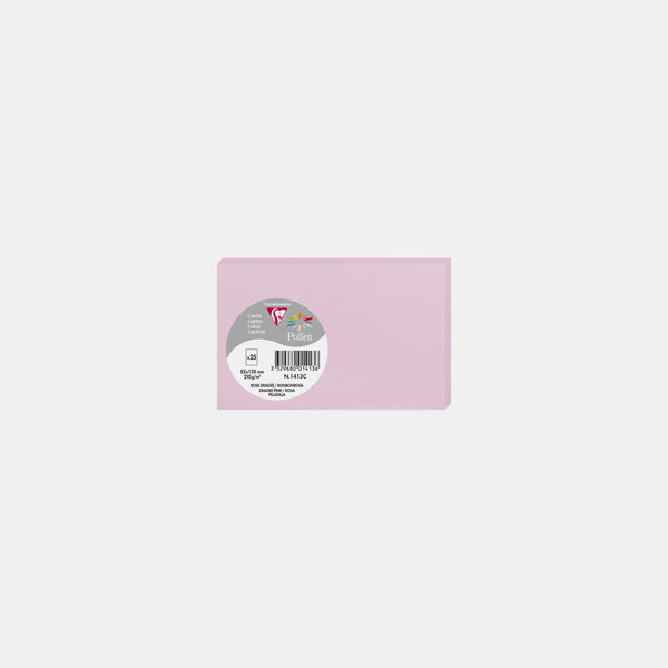 Card 82x128 vellum 210g sugared pink Pollen