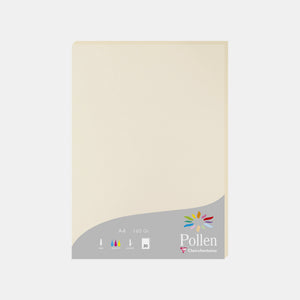 A4-Pergamentblatt, 160 g, elfenbeinfarbener Pollen