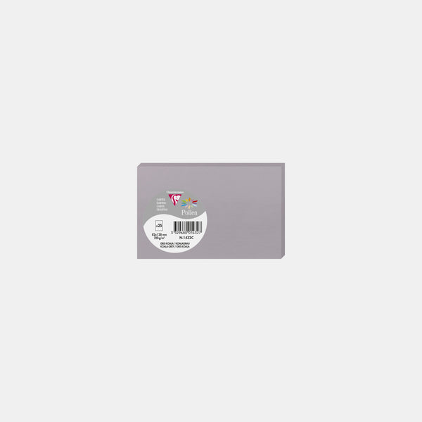 Card 82X128 vellum 210g koala gray Pollen