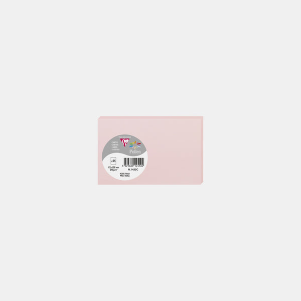Card 82X128 vellum 210g pink Pollen
