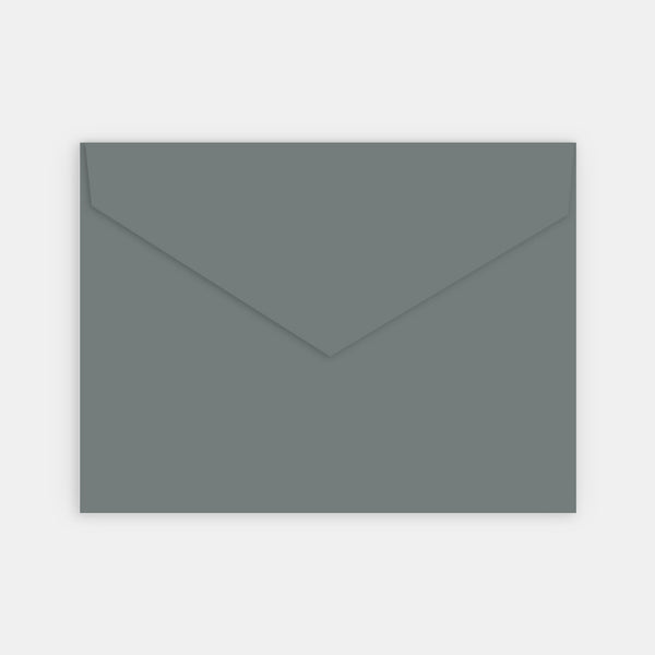 Umschlag 140x190 mm kieselgraues Pergament