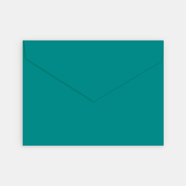 Enveloppe 140x190 mm velin vert paon