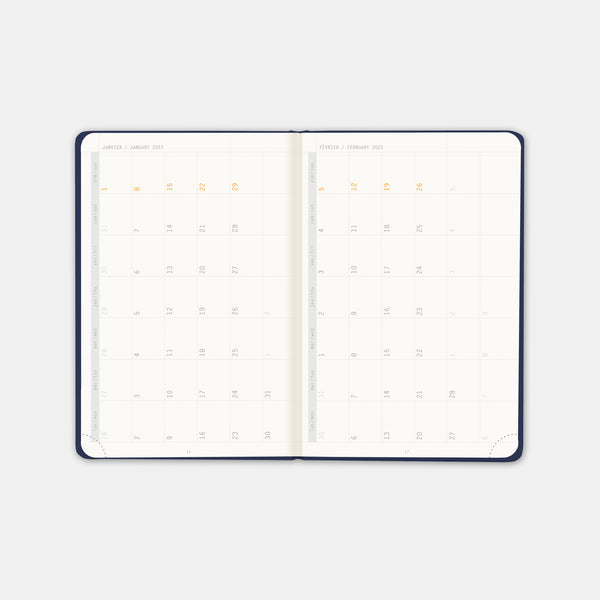 Rhodia 2024 A6 Nachtblauer Terminplaner