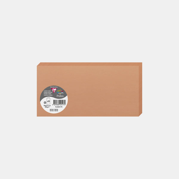 Pre-folded card 213x213 vellum 210g nectar Pollen