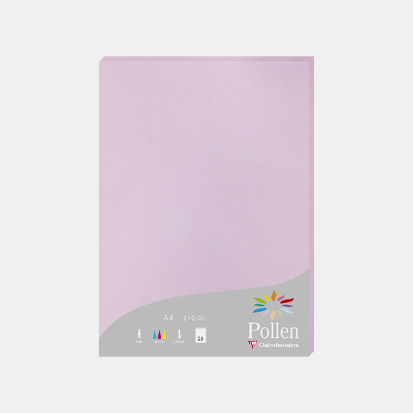 A4-Pergamentblatt, 210 g, lila Pollen