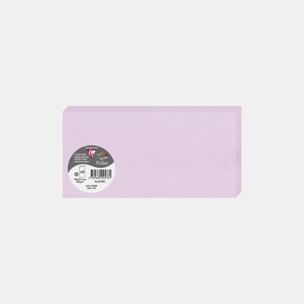 Pre-folded card 213x213 vellum 210g lilac Pollen