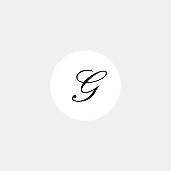 Alphabet Raute Englischer Buchstabe G