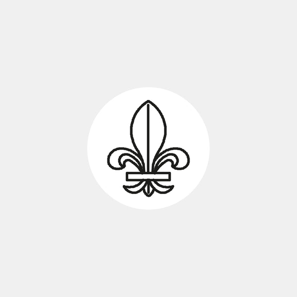 Pastille symbole fleur de lys