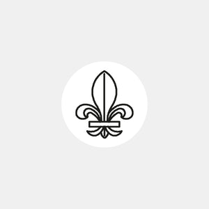Pastille symbole fleur de lys
