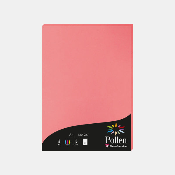 Feuille A4 velin 120g litchi Pollen