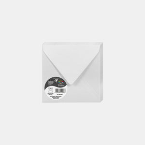 Envelope 140x140 iridescent 120g iridescent white Pollen
