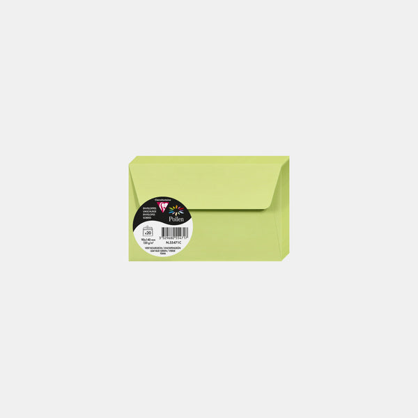 Envelope 90x140 vellum 120g green bud Pollen