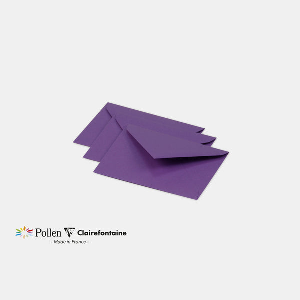 Envelope 75x100 vellum 120g purple Pollen