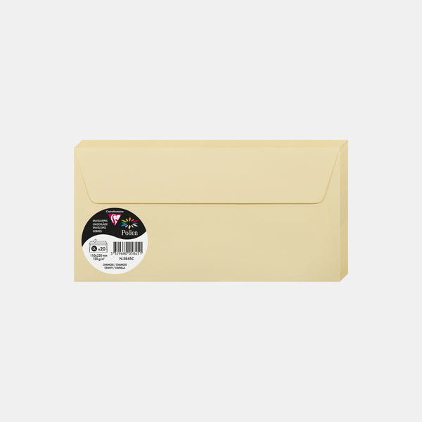 Envelope 110x220 vellum 120g chamois Pollen
