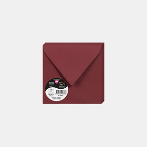 Envelope 140x140 vellum 120g burgundy Pollen