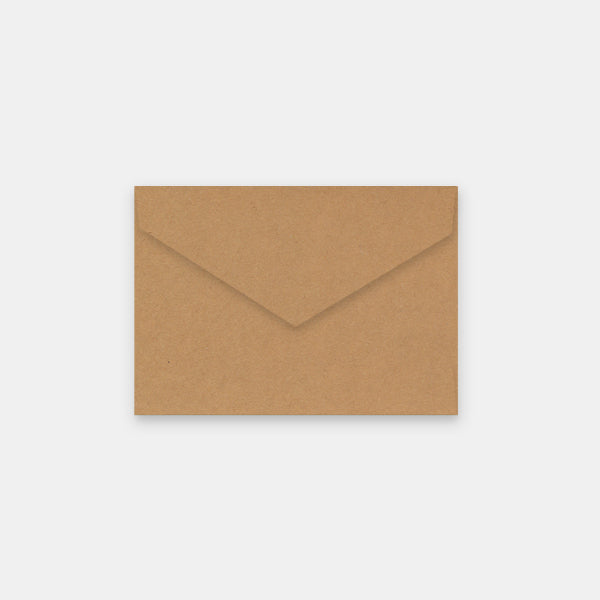 Enveloppe 90x140 mm kraft matiere