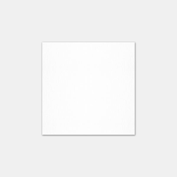 Carte 90x90mm naturel blanc