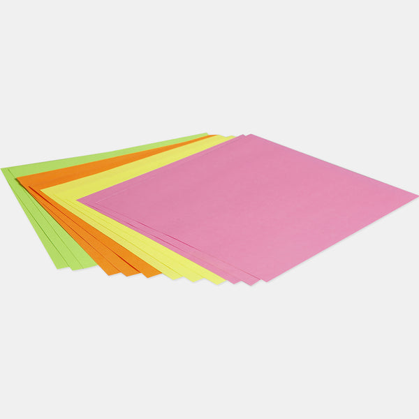 Origamipapier 20x20 cm - Gemischte Farben - 100 Blatt