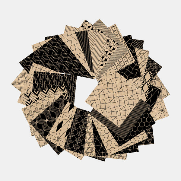 Papier origami 15x15 cm - Krafty - 60 feuilles