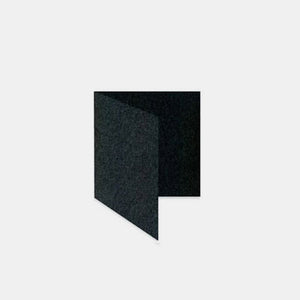 Vorgefaltete Karte 130x260 Metallic-Anthrazit