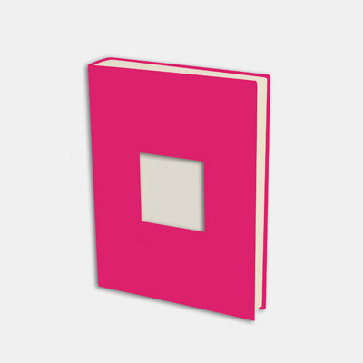 Photo album 30x24 fuschia canvas cream interior