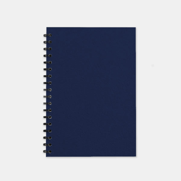 Marine-Recycling-Notizbuch, 148 x 210 linierte Seiten