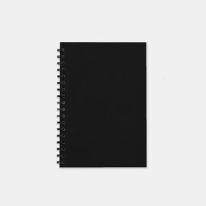 Carnet recycle noir 105x155 pages unies