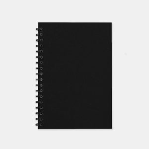 Carnet recycle noir 148x210 pages lignées