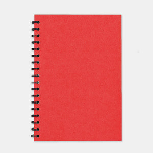 Cahier recycle rouge 180x250 pages lignées