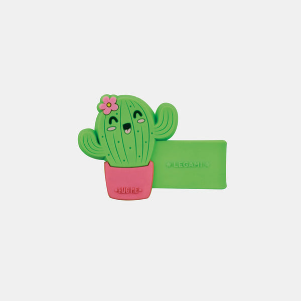 Magnetic cactus pen clip