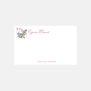 Small Unicorn correspondence card