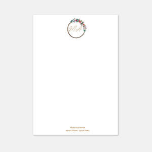 Briefpapier - A4 Blumenkrone