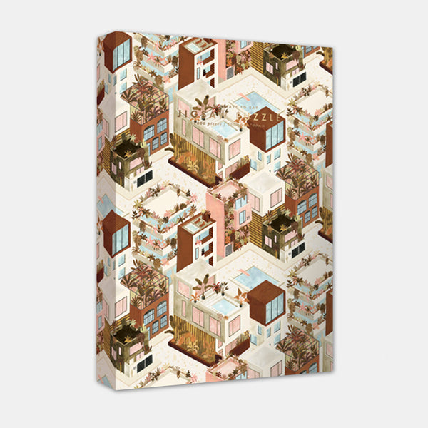 City terracotta puzzle - 1000 pieces