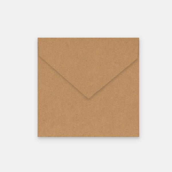 Envelope 155x155 mm kraft material