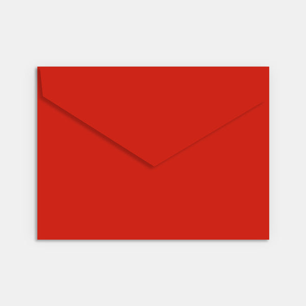 Umschlag 140x190 mm rotes Pergament
