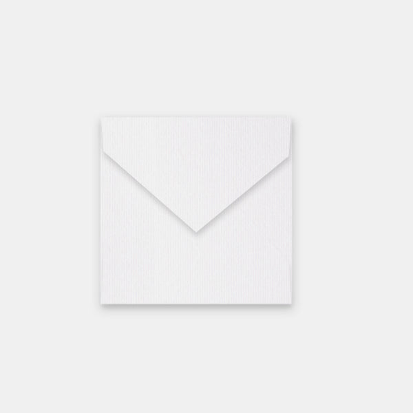 Enveloppe 120x120 mm vergé écru blanc naturel