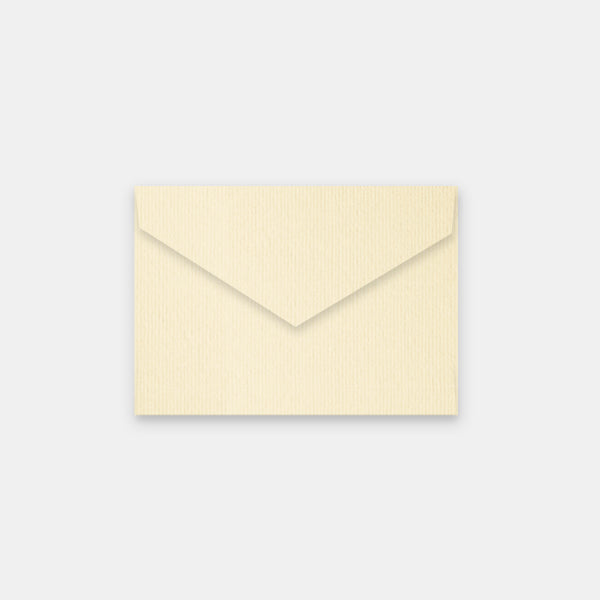 Pqt 25 enveloppes 90x140 vergé creme