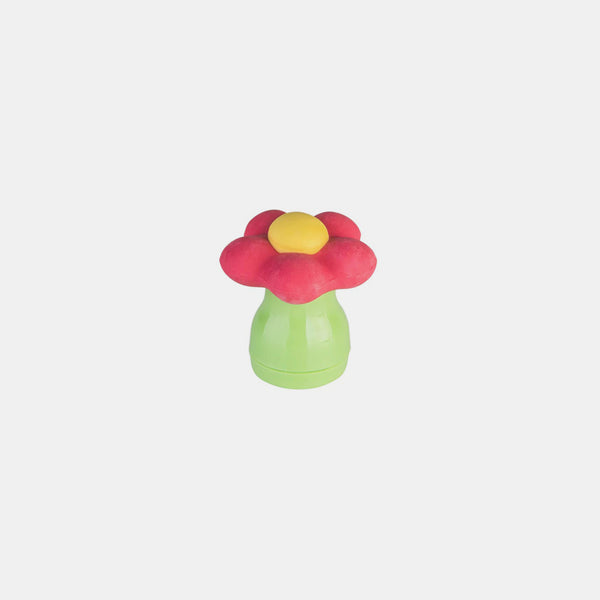 Bleistiftspitzer Radiergummi Rote Blume