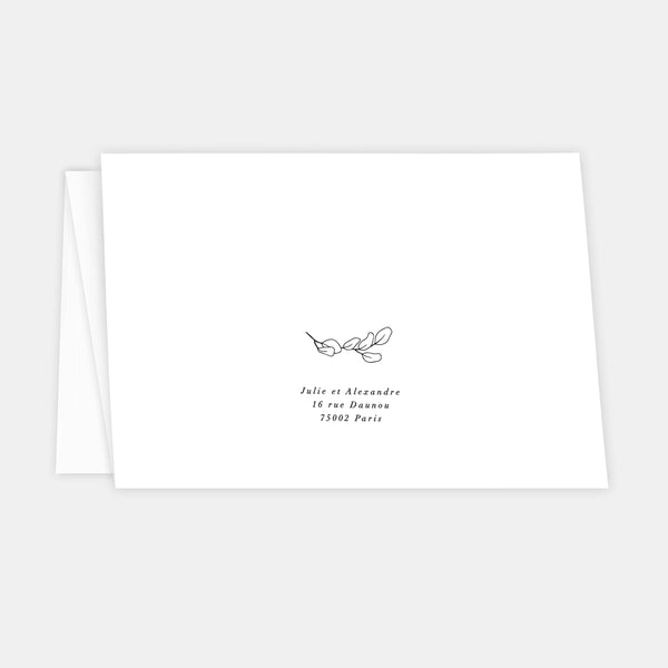 Hochzeitseinladung Naturskizze Test CST