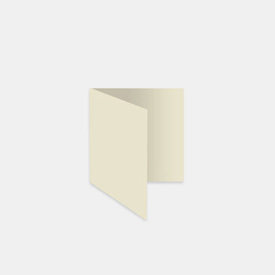 Pqt 25 cartes pré pliées 145x290 vergé creme