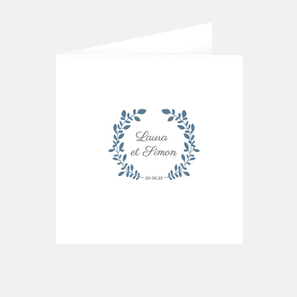 Faire-part de mariage Classique Laurier