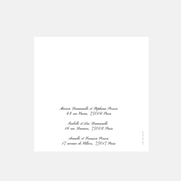 Classic Foliage Wedding Invitation