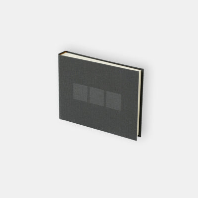 Photo album 21x15 gray canvas, cream interior