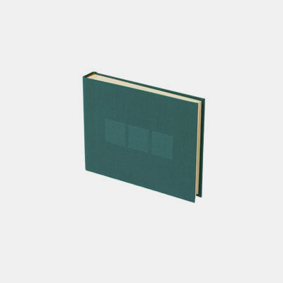 Photo album 21x15 petrol blue canvas cream interior