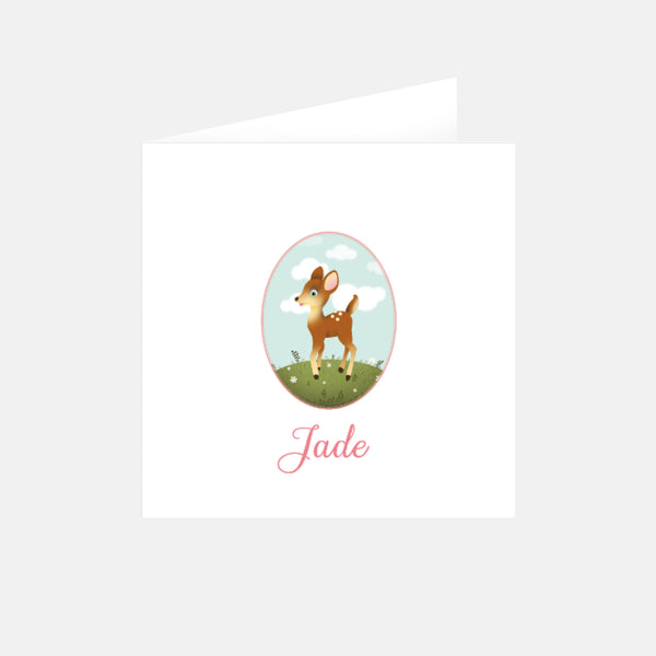 Little fawn birth announcement